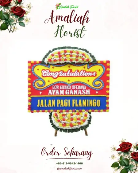Sewa Papan Bunga Jati Padang